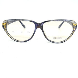 Capriccio 502G-C487 Gold/Blue Eyeglasses Glasses Frame 55-15-140mm H14408